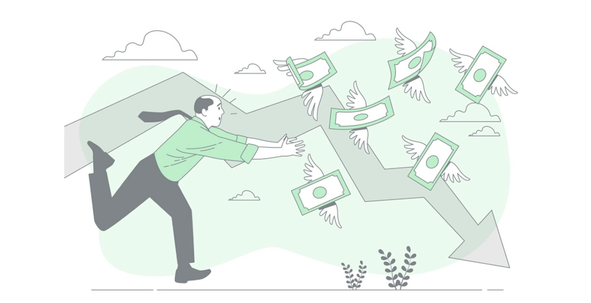 Finanzwachstum Illustration